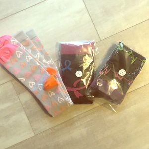 Medical print compression socks